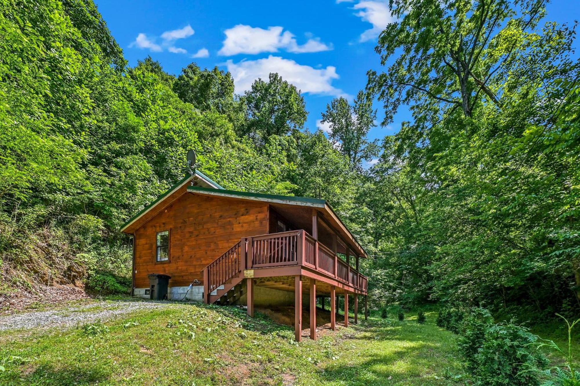 Smoky Mountains Hut Tub Cabin Dog Friendly Sevierville Dış mekan fotoğraf