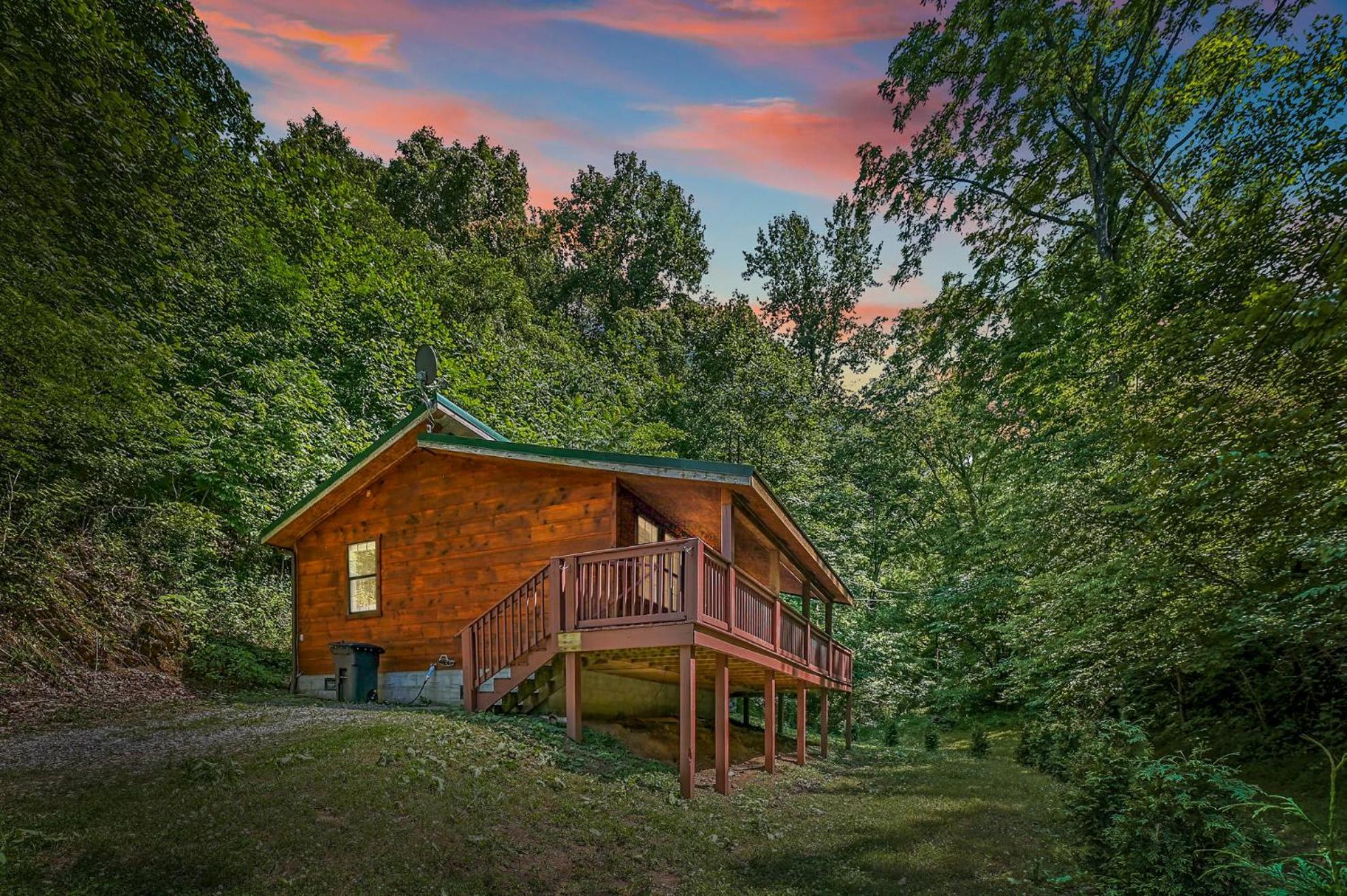 Smoky Mountains Hut Tub Cabin Dog Friendly Sevierville Dış mekan fotoğraf
